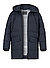 Daunenparka, Mikrofaser wasserabweisend, navy - dark navy