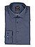 Hemd, Super Slim Fit, Baumwoll-Stretch, marine gemustert - marine