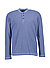 Longsleeve, Regular Fit, Baumwolle, rauchblau - rauchblau