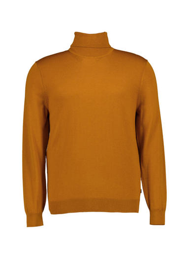 Rollkragenpullover, Merinowolle extrafein, messing