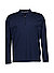 Zip-Polo, Regular Fit, Baumwoll-Jersey, marine - marine