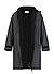 Regenmantel Cocoon Cloak, PU wasserresistent, schwarz - schwarz