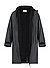 Regenmantel Cocoon Cloak, PU wasserresistent, schwarz - schwarz