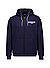 Sweatjacke, Baumwolle, navy - navy