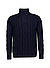 Rollkragenpullover, Merinowolle-Kaschmir, midnightblue - nachtblau