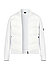 Hybrid Jacke, Baumwolle Mikrofaser, weiß - weiß