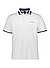 Polo-Shirt, Baumwoll-Jersey, weiß - weiß