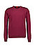 Pullover, Schurwolle, dunkelrot - dunkelrot