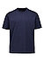T-Shirt, Relaxed Fit, Bio Baumwolle, navy - navy