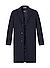 Mantel Hyde, Slim Fit, Wolle-Kaschmir, dunkelblau - dunkelblau