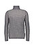 Rollkragenpullover, Baumwolle-Wolle, graphite meliert - graphit