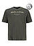T-Shirt, Big&Tall, Bio Baumwolle, braungrün - copley brown