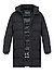 Daunenparka, Mikrofaser wasserabweisend, schwarz - black
