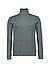 Rollkragenshirt, Shaped Fit, Bio Baumwolle, dunkelgrün - dunkelgrün