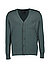 Cardigan, Wolle, dunkelgrün - dunkelgrün
