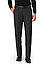 Hose Piacenza, Regular Fit, Schurwoll-Flanell, dunkelgrau - dunkelgrau