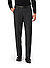 Hose Piacenza, Regular Fit, Schurwoll-Flanell, dunkelgrau - dunkelgrau