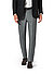 Hose Piacenza, Regular Fit, Schurwoll-Flanell, mittelgrau - mittelgrau
