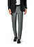 Hose Piacenza, Regular Fit, Schurwoll-Flanell, gau - mittelgrau