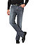 Jeans Dean, Regular Fit, Baumwoll-Stretch, grau - grau