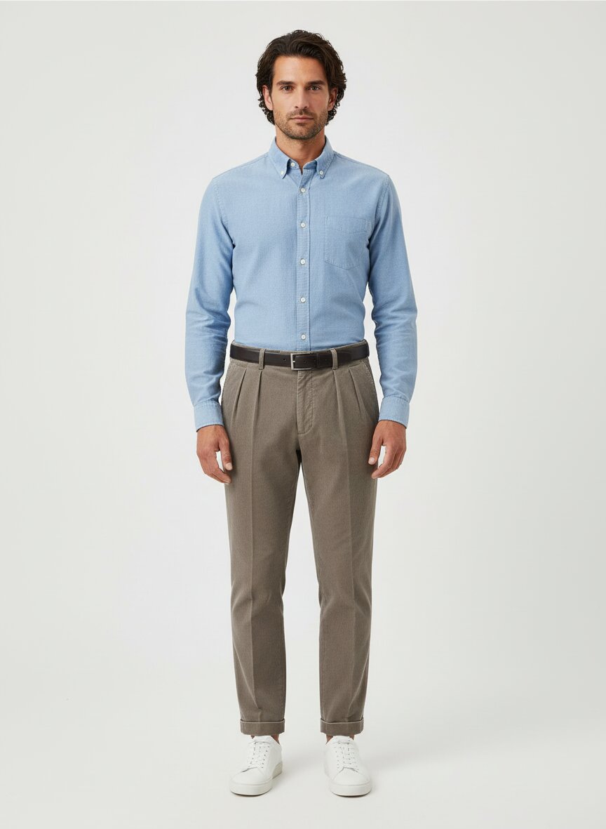 Alberto Wide Fit Ted-C Mini Oxford 55471408/540 Image 1