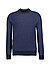 Pullover Klapok, Baumwolle-Kapok, dunkelblau meliert - dunkelblau