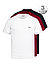 T-Shirts, Baumwolle, weiß-rot-schwarz - weiß-rot-schwarz