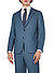 Sakko Anello, Slim Fit, Jersey halbgefüttert, blau meliert - blau