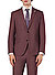 Sakko Allan, Slim Fit, Schurwoll-Stretch, bordeauxrot meliert - rot