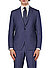Sakko Allan, Slim Fit, Schurwoll-Stretch, blau meliert - blau