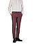 Hose Apollo, Slim Fit, Schurwolle, bordeauxrot meliert - rot