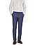 Hose Apollo, Slim Fit, Schurwolle, blau meliert - blau