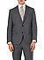 Sakko Damian, Modern Fit, Schurwoll-Stretch, grau meliert - grau