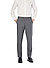 Hose Per, Modern Fit, Schurwoll-Stretch, grau meliert - grau