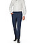 Hose Per, Modern Fit, Schurwoll-Stretch, blau meliert - blau