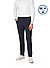 Hose Apollo, Slim Fit, Schurwoll-Stretch, navy - navy