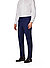 Hose, Schurwolle, blau meliert - blau