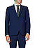 Sakko, Schurwoll-Stretch, blau meliert - blau