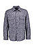 Overshirt, Wolle-Seide, navy kariert - navy