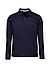 Polo-Shirt, mercerisierte Baumwolle, navy - navy