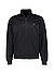 Trainingsjacke, Baumwolle, schwarz - schwarz-grün