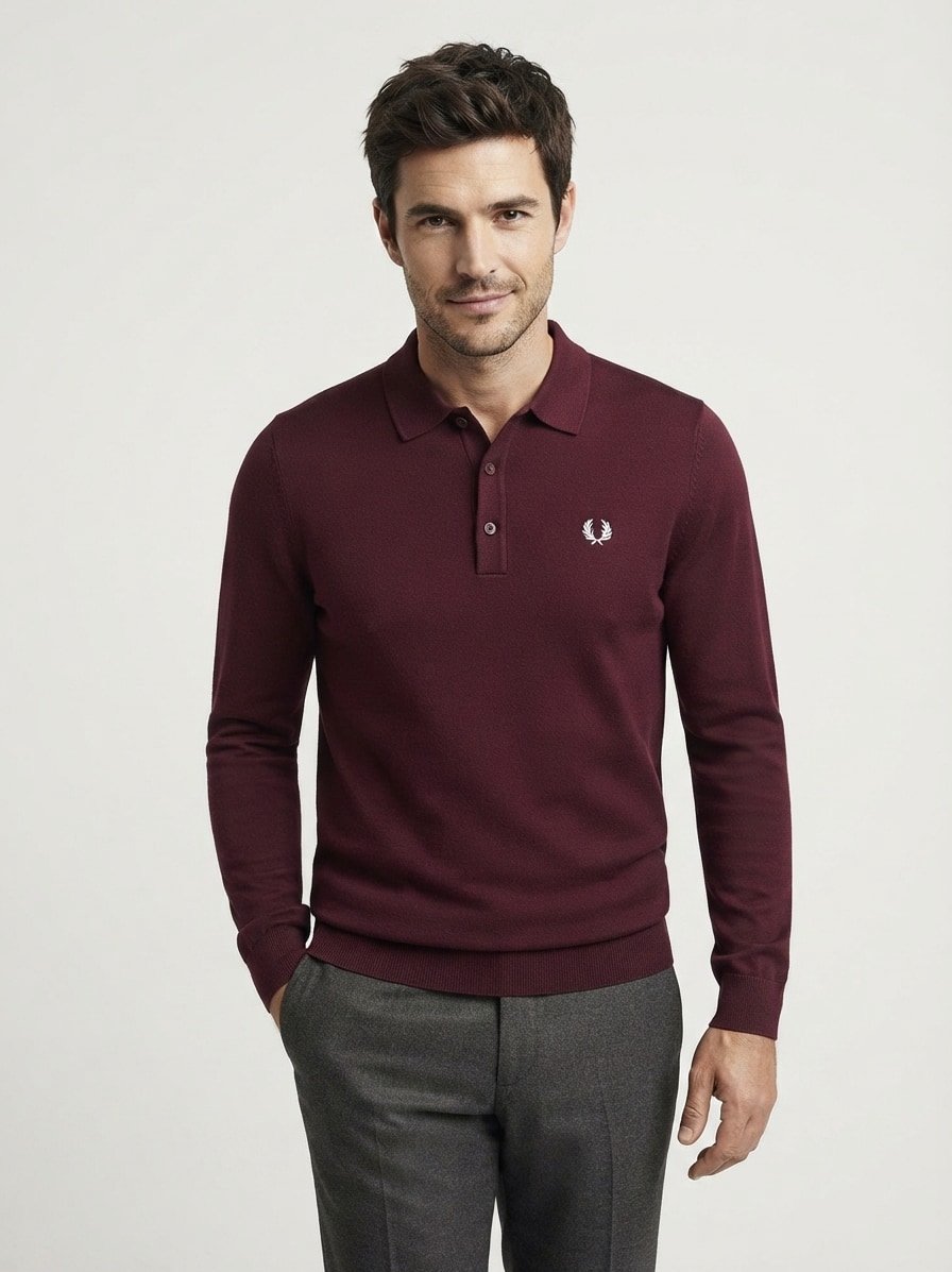 Pullover, Wolle, bordeaux