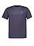 T-Shirt, Regular Fit, Mikrofaser, dunkelgrau - dunkelgrau