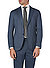 Sakko Cuba, Slim Fit, Mikrofaser-Stretch, blau meliert - blau