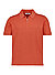 Zip-Polo, Strick, brandorange - brandorange