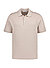 Polo-Shirt, Baumwoll-Strick, beige - beige