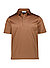Polo-Shirt, Baumwoll-Jersey, braun - braun