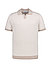 Polo-Shirt, Baumwoll-Strick, dunkelbeige meliert - dunkelbeige