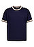 T-Shirt, Baumwoll-Strick, navy - navy