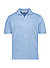 Polo-Shirt, Frottee, hellblau - eisblau